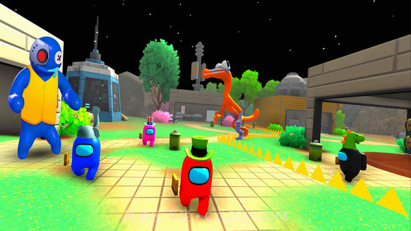 彩虹朋友太空派对截图1