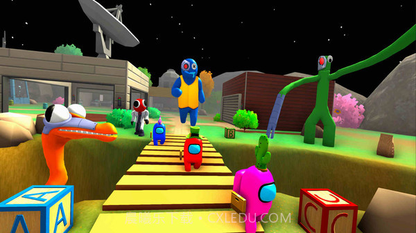 彩虹朋友太空派对截图3