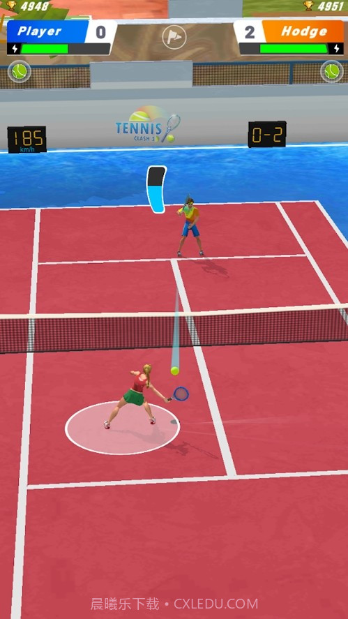 网球碰撞截图1 网球碰撞截图1