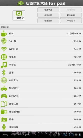 安卓优化大师HD截图4