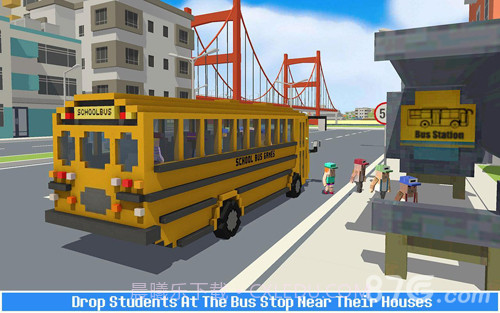 像素校车模拟免费版截图2