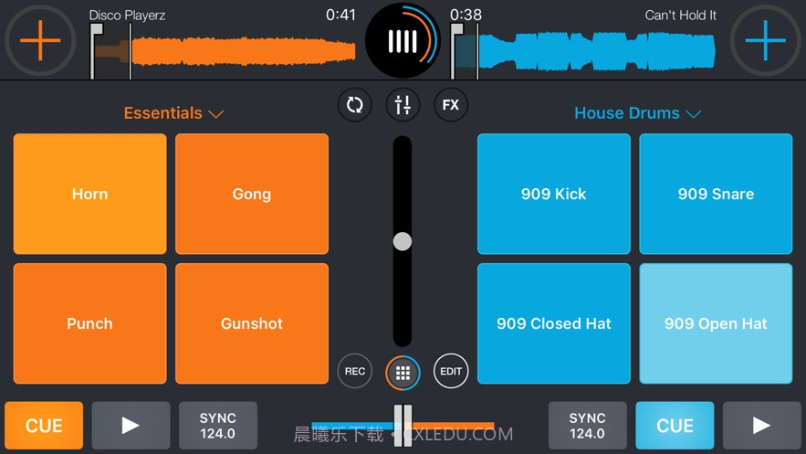 Cross DJ Pro(DJ打碟混音器)截图1 Cross DJ Pro(DJ打碟混音器)截图1