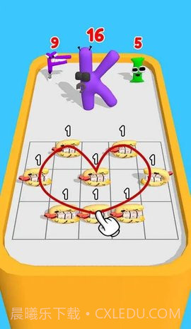 字母组合合并大师（Alphabet Combine: Merge Master）截图1