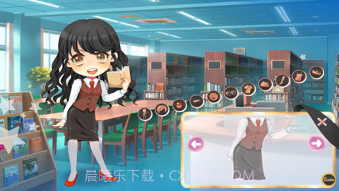 动漫校园装扮女孩手游截图3