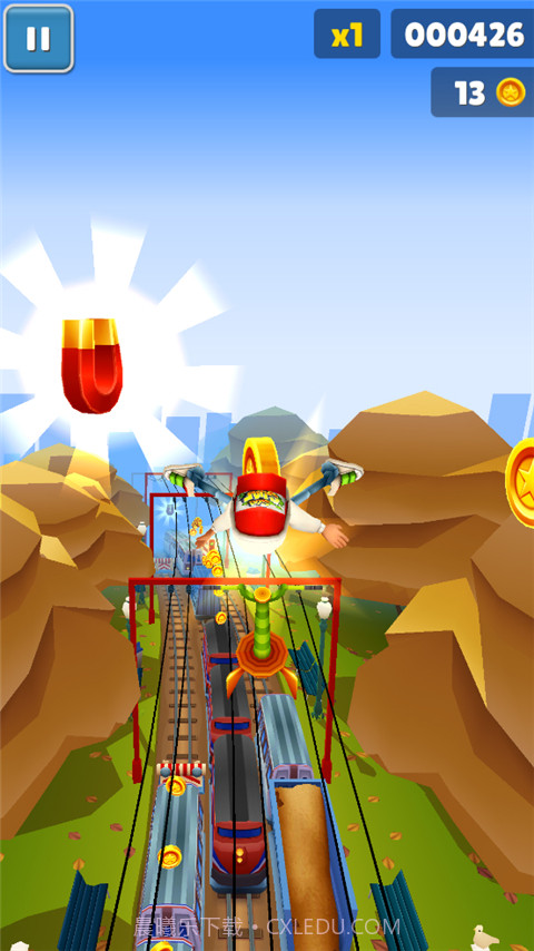 地铁跑酷华盛顿版截图2 地铁跑酷华盛顿版截图2