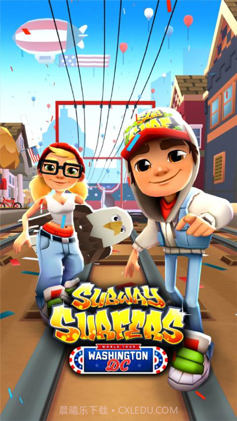 地铁跑酷华盛顿版截图4 地铁跑酷华盛顿版截图4