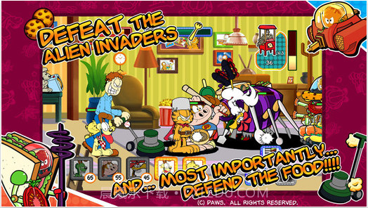 加菲猫总动员:食物大作战正版截图2
