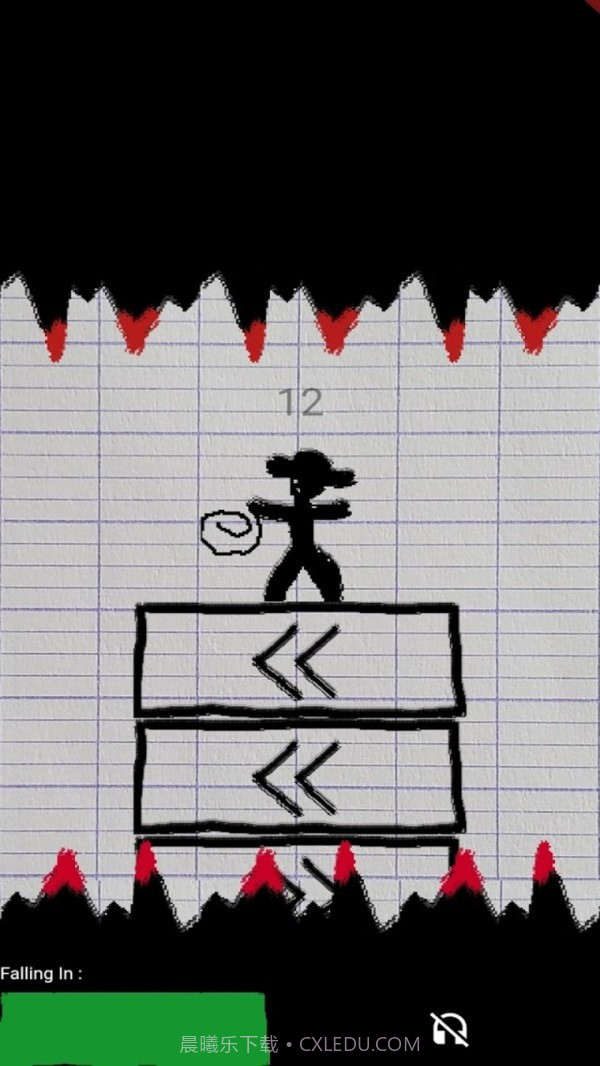 火柴人跌落陷阱截图2