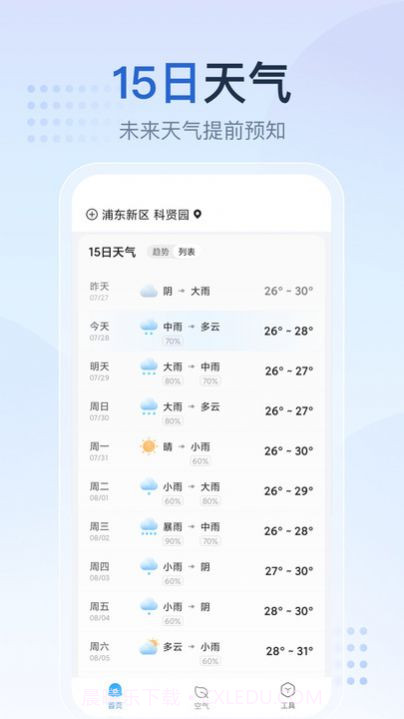 天气预报星云图实景截图1